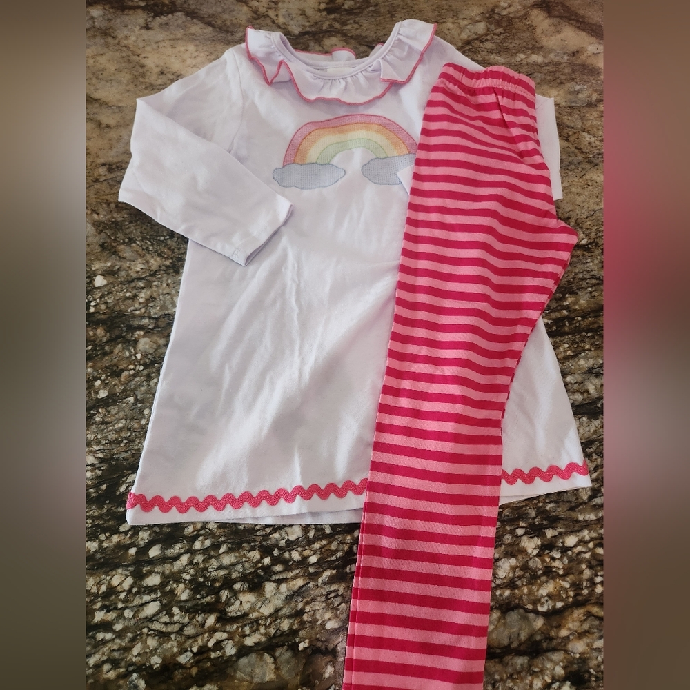 Kids Rainbow Set - White and Pink